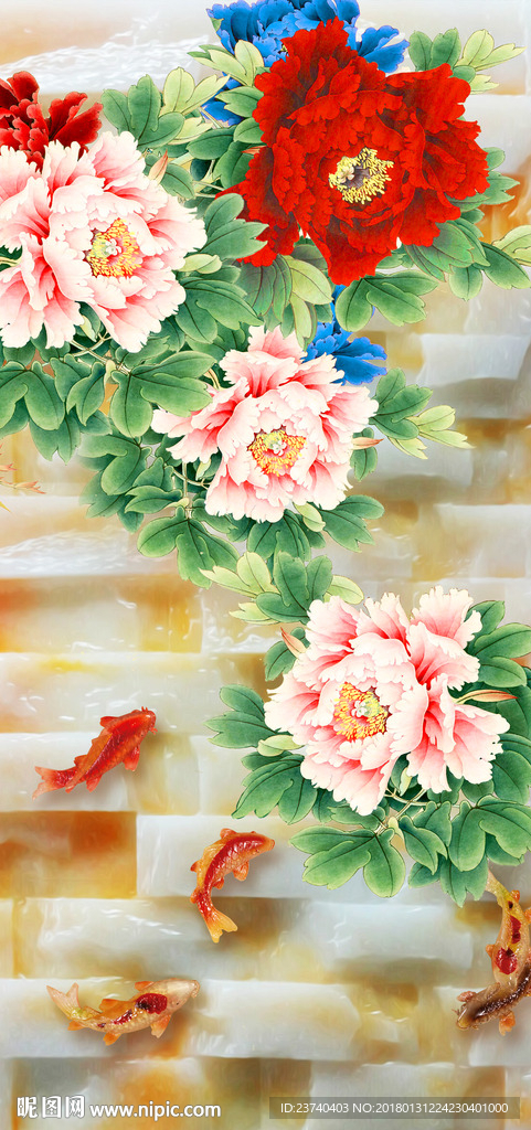 牡丹玄关