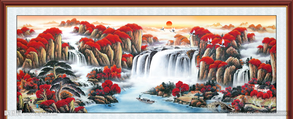 鸿运当头  风水画