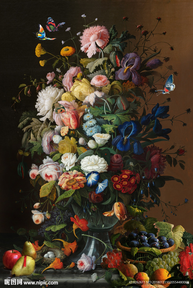 花卉油画