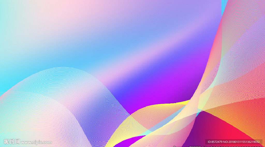 五彩柔和梦幻背景