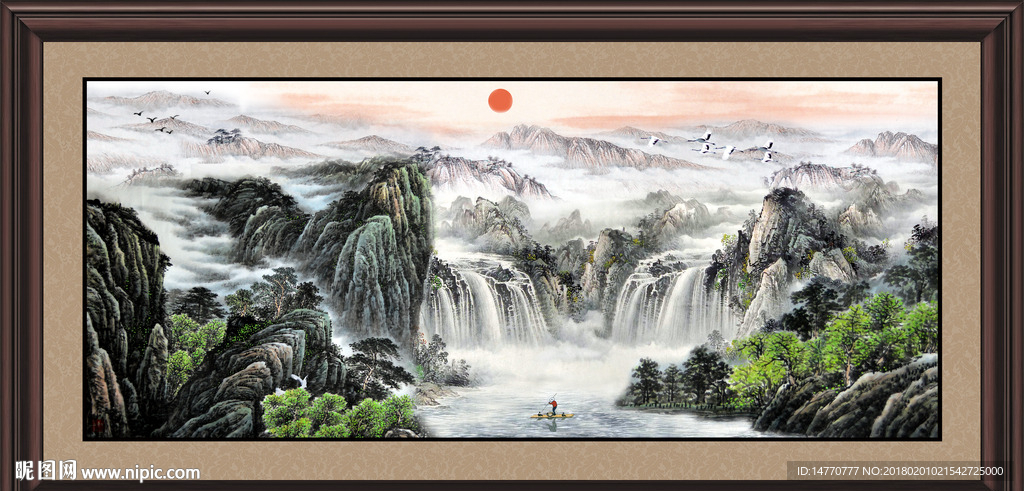 山水国画
