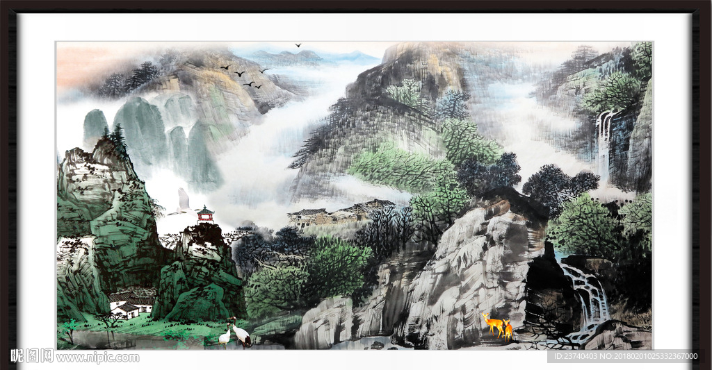 国画山水