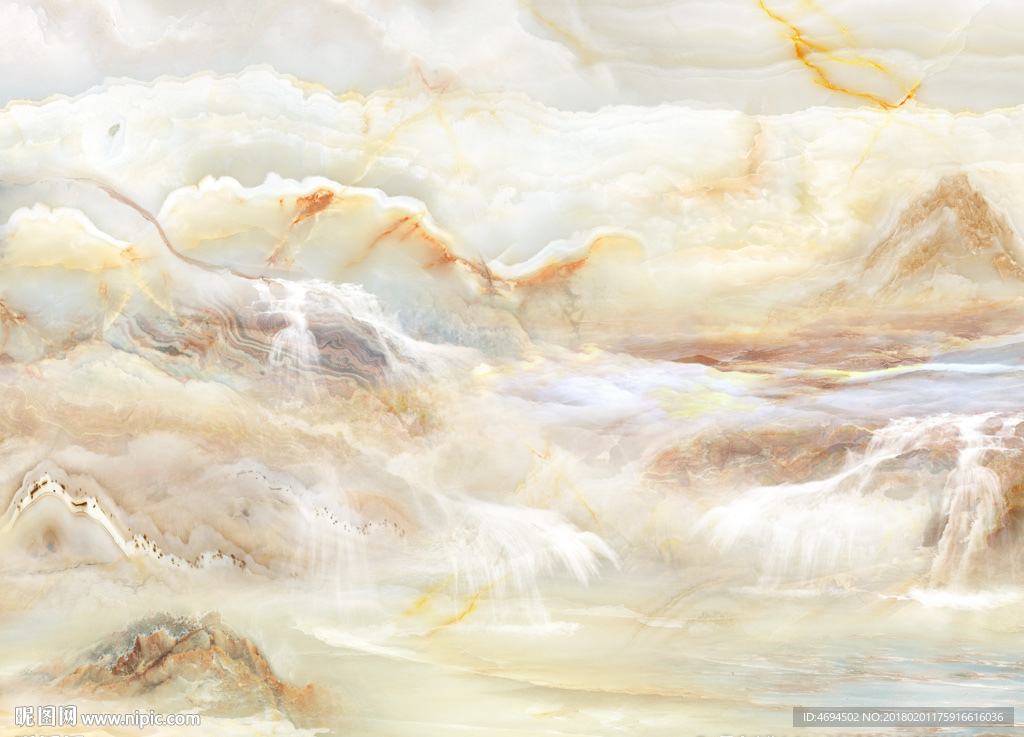 大气山水高清石纹大理石纹背景墙