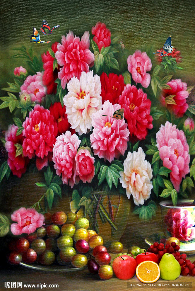花卉油画
