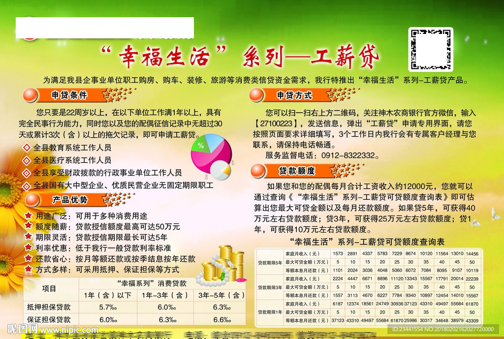工薪贷款海报