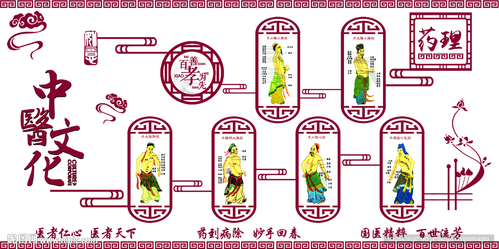 中医 文化墙
