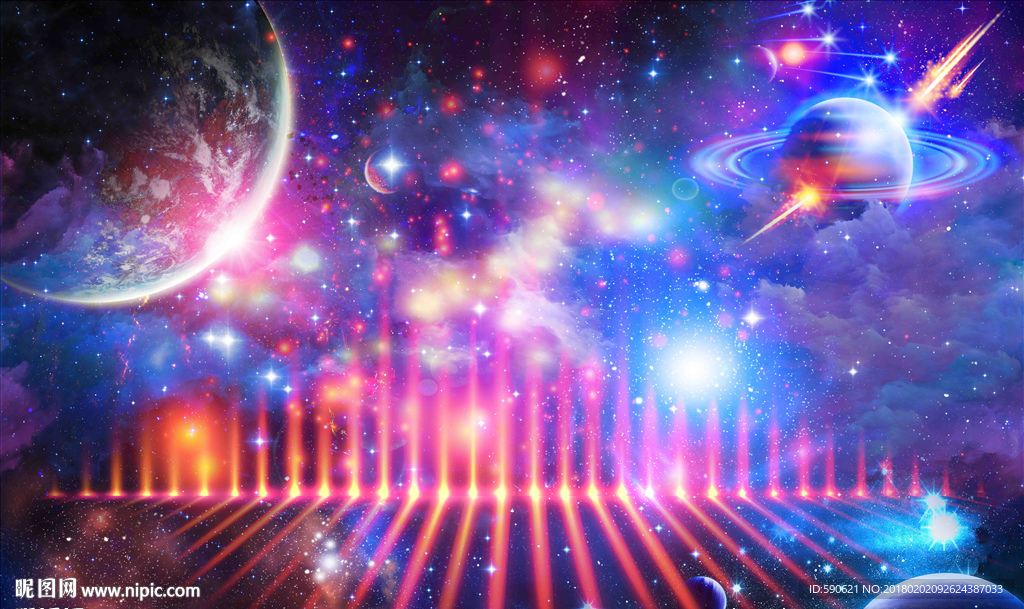 时光遂道背景墙