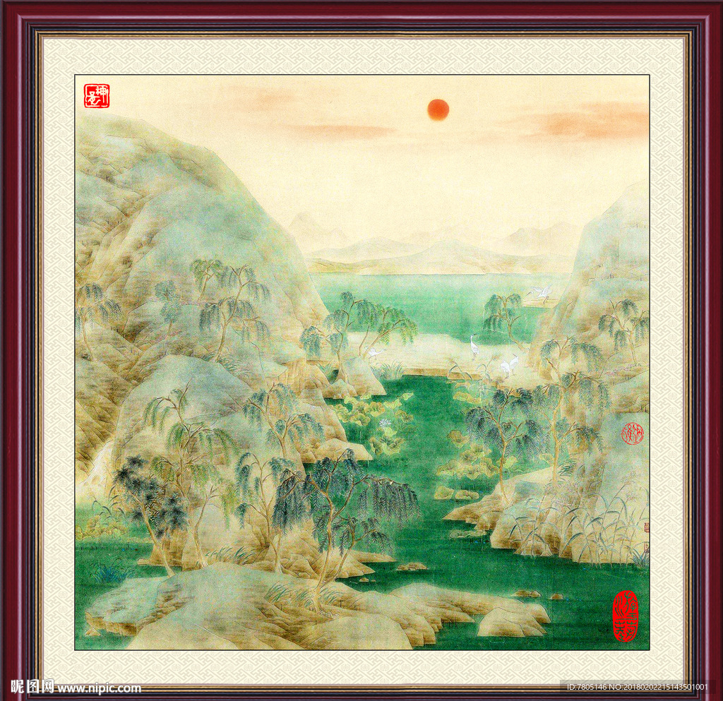 国画山水