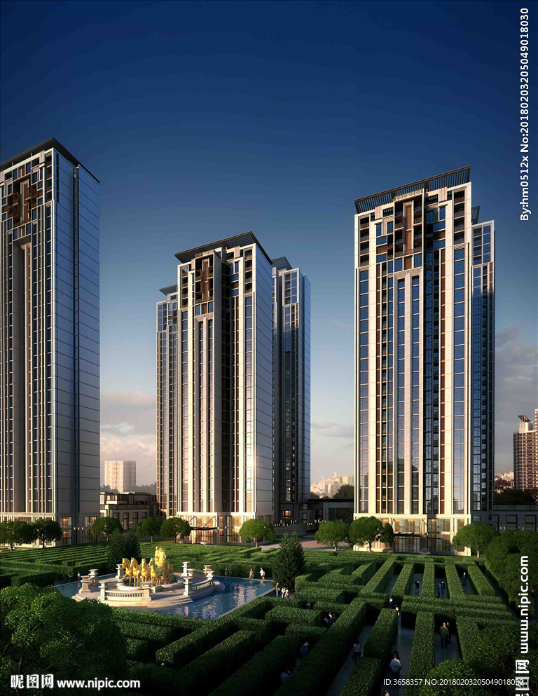 建筑景观效果图图片