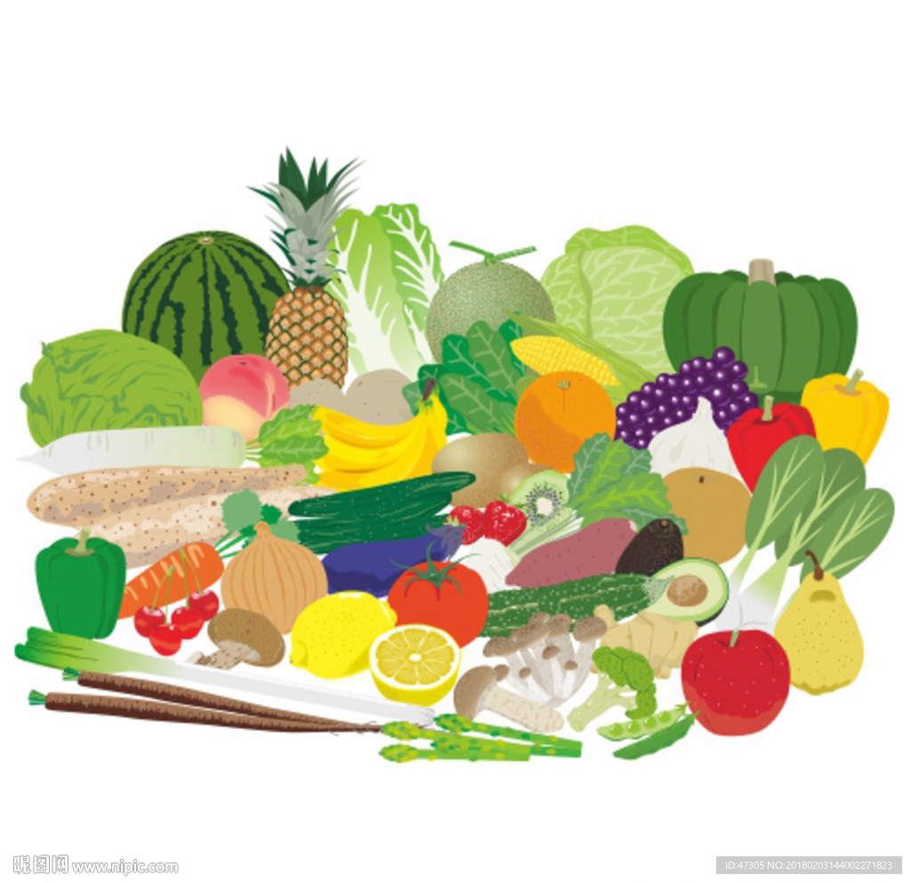 蔬菜水果矢量图集锦