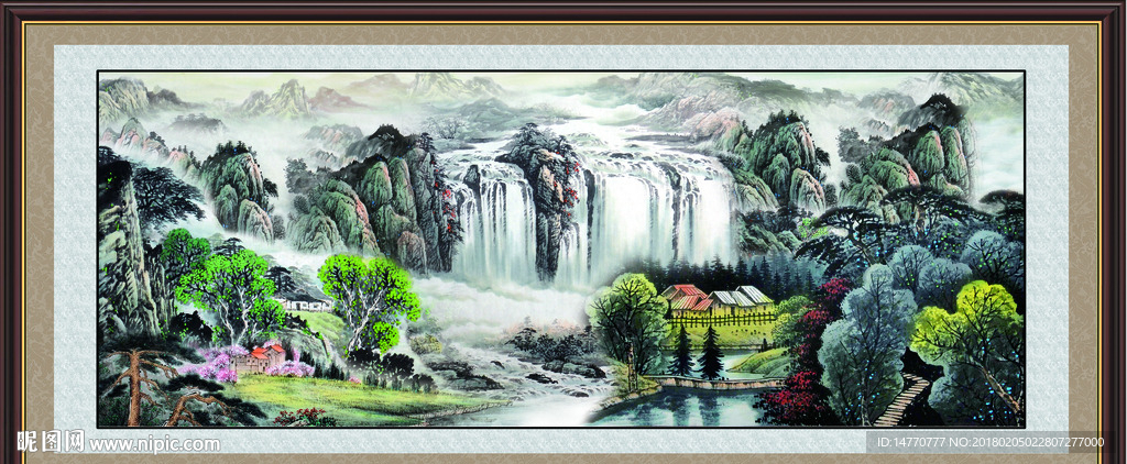 山水国画