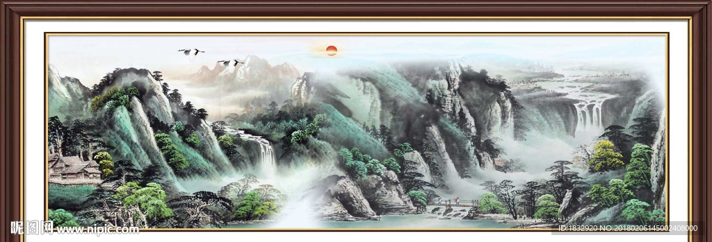 水墨山水