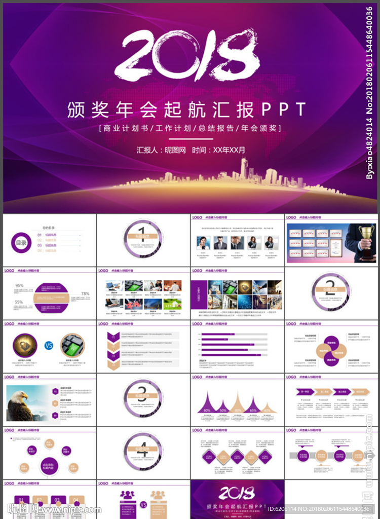 年终工作汇报PPT