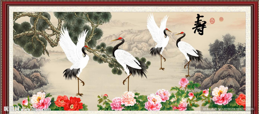 松鹤图