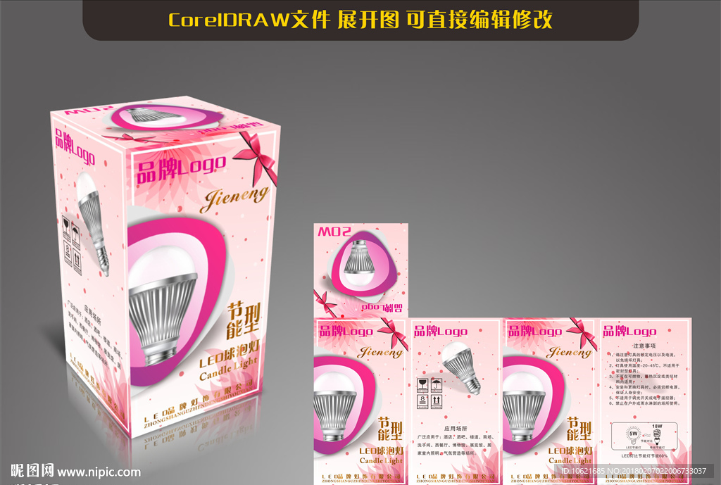 彩盒包装（展开图）