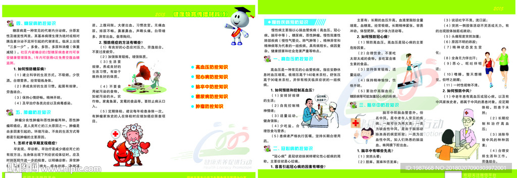 基层公共卫生折页高血压冠心病