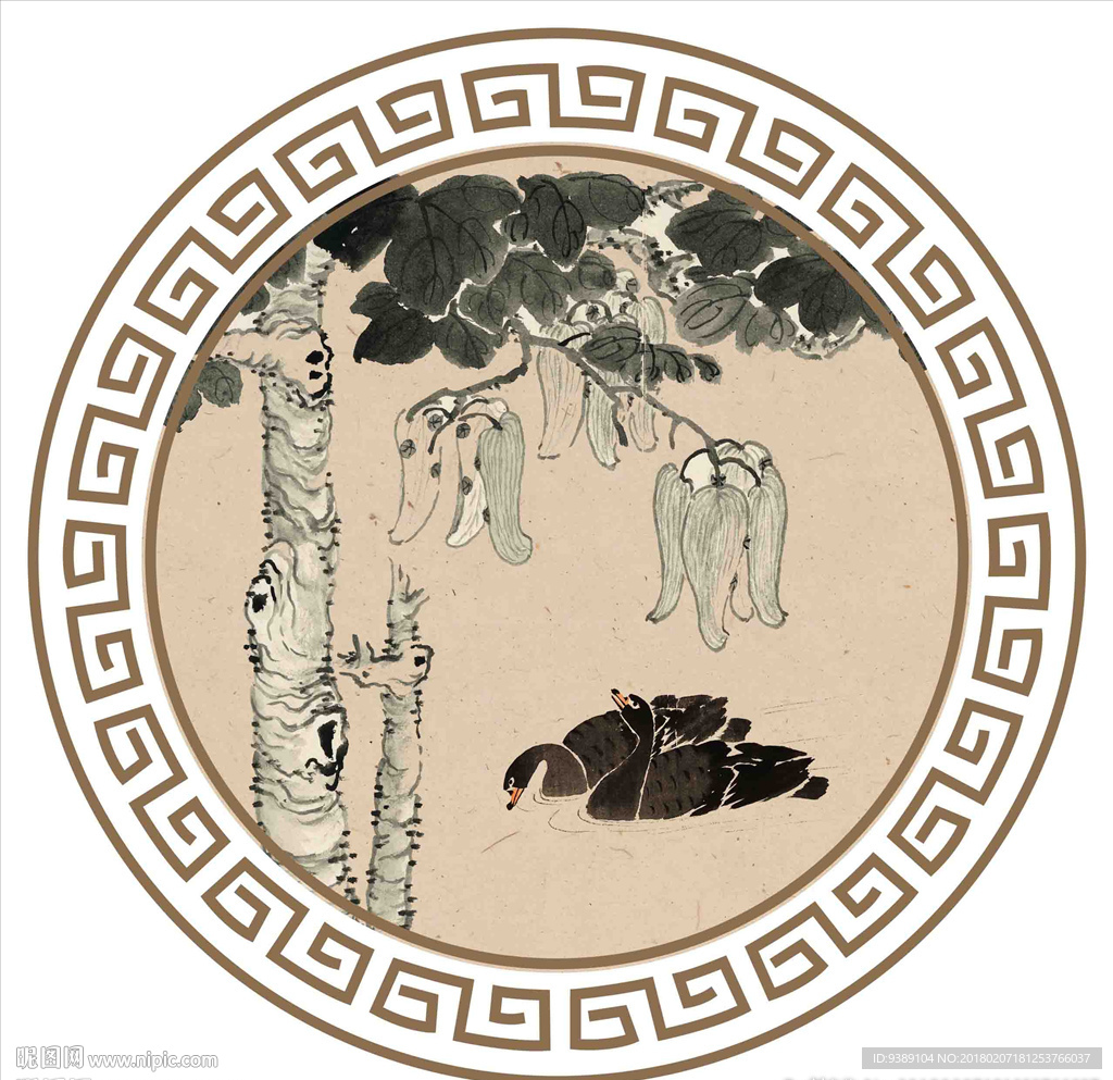 水墨画
