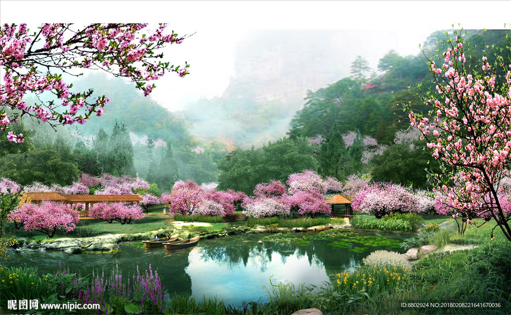 桃花岭湿地景观