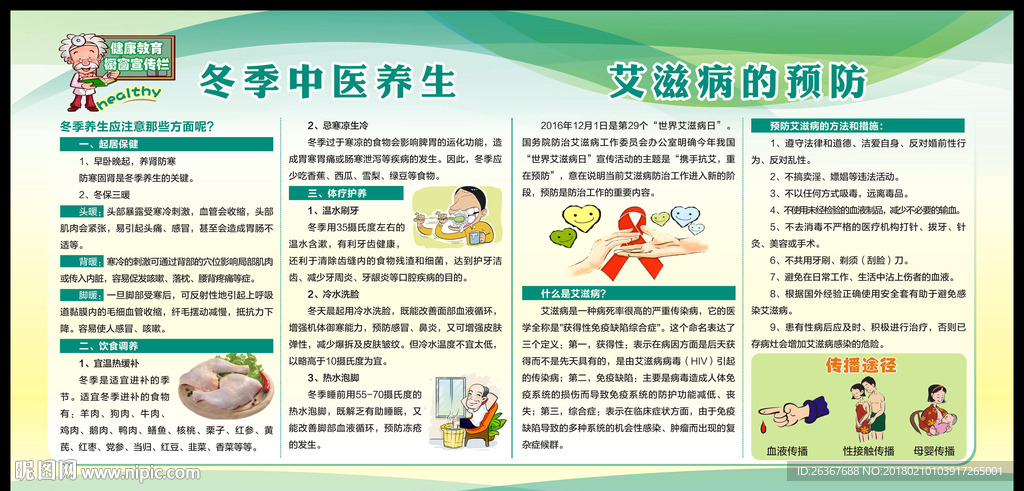 冬季中医养生 艾滋病预防