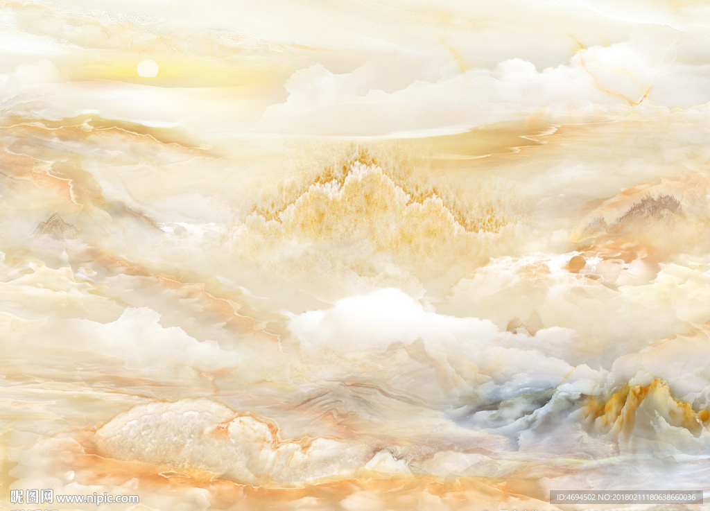 高清石纹大理石纹大气山水背景墙