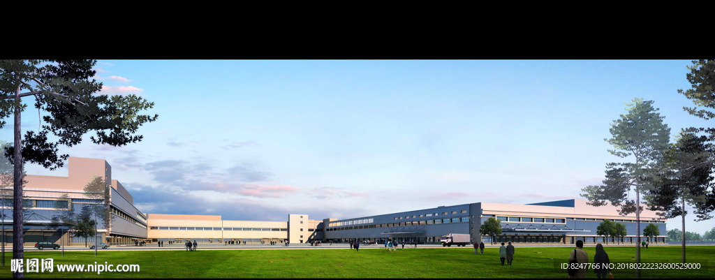 会展中心建筑效果图