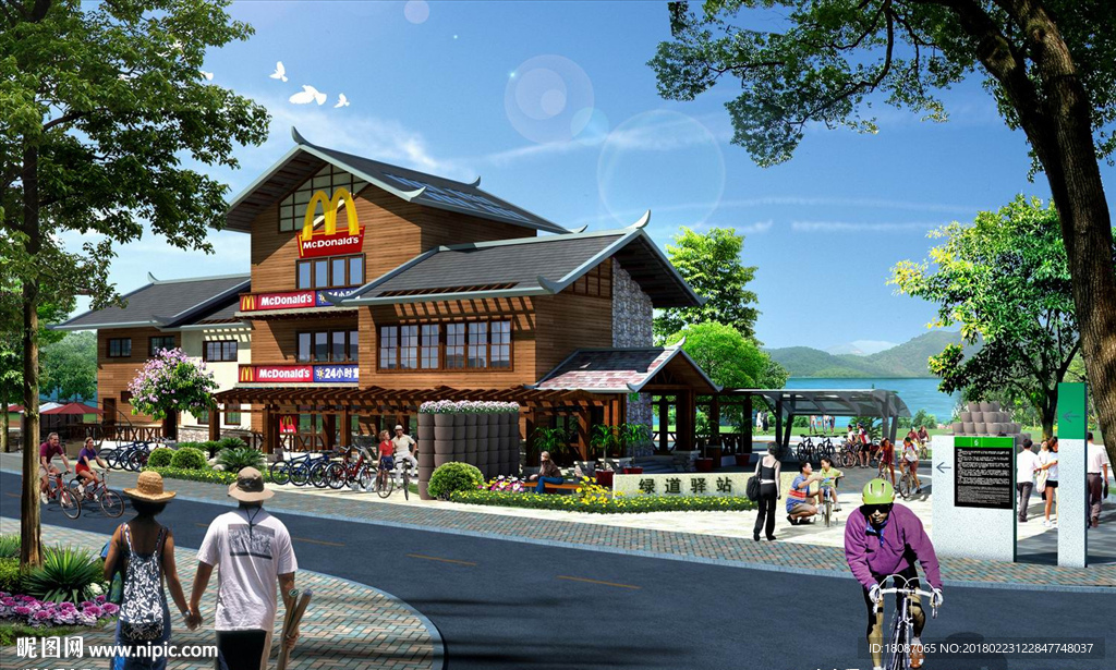 园林景观 住宅景观 园林效果图