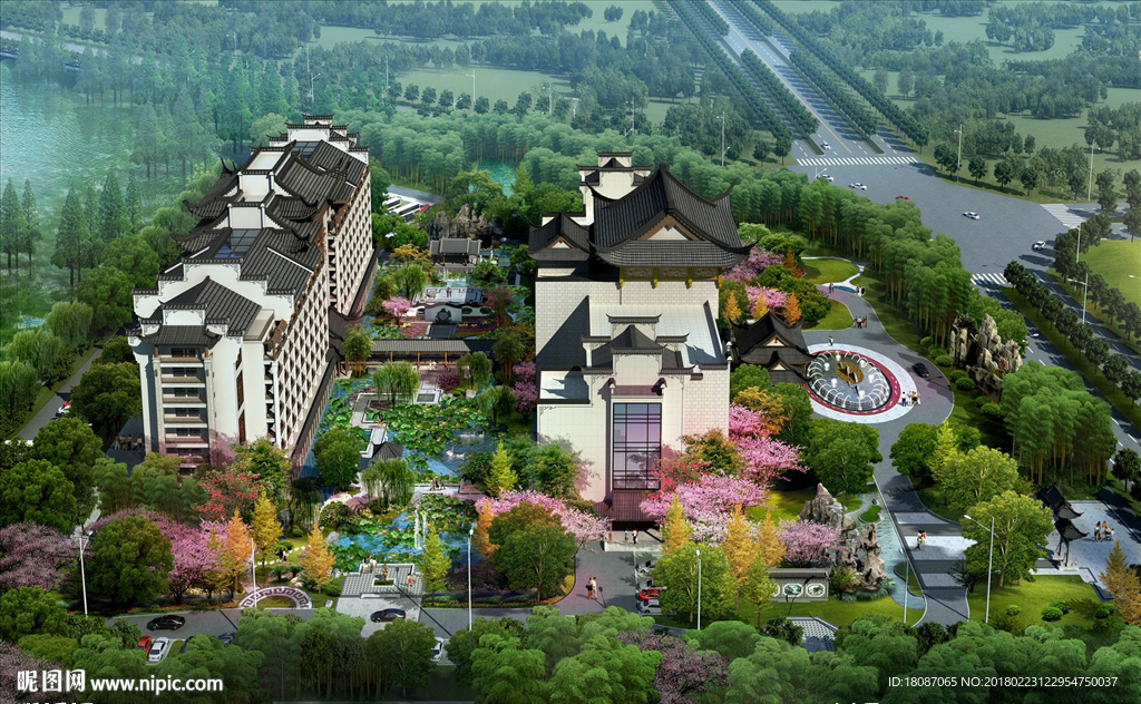 园林景观 住宅景观 园林效果图