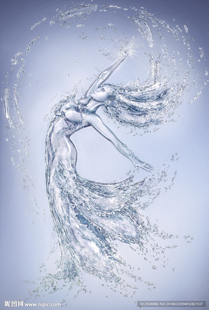 抽象水花