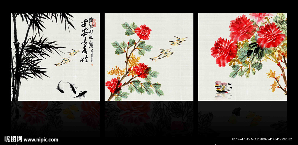 无框画