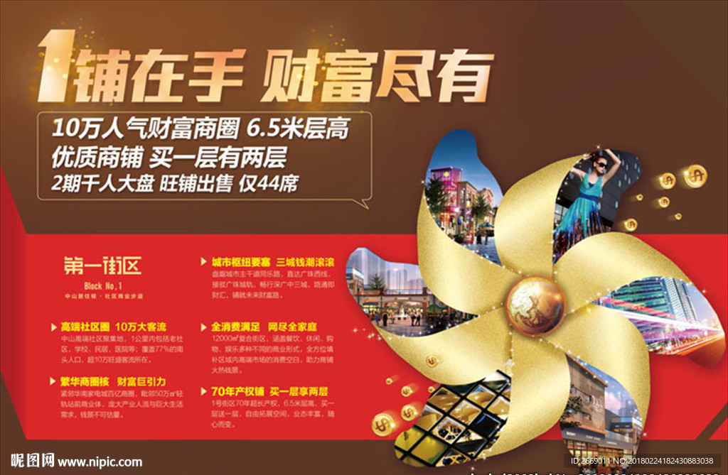 商业单张 价值展板