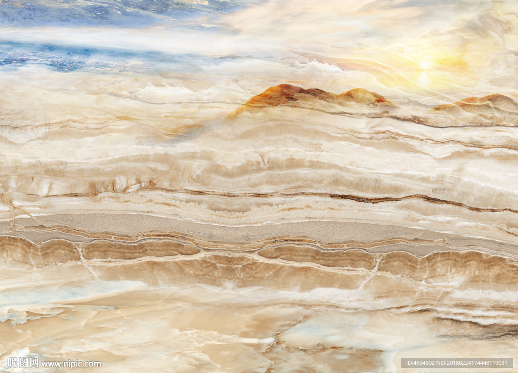 高清石纹大理石纹大气山水背景墙