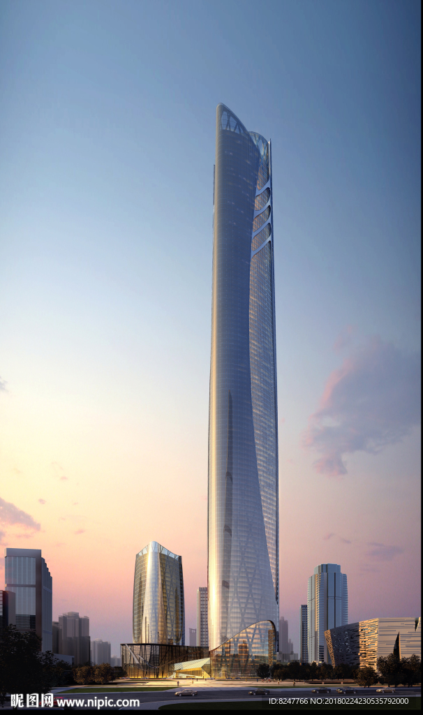 金融大厦建筑效果图