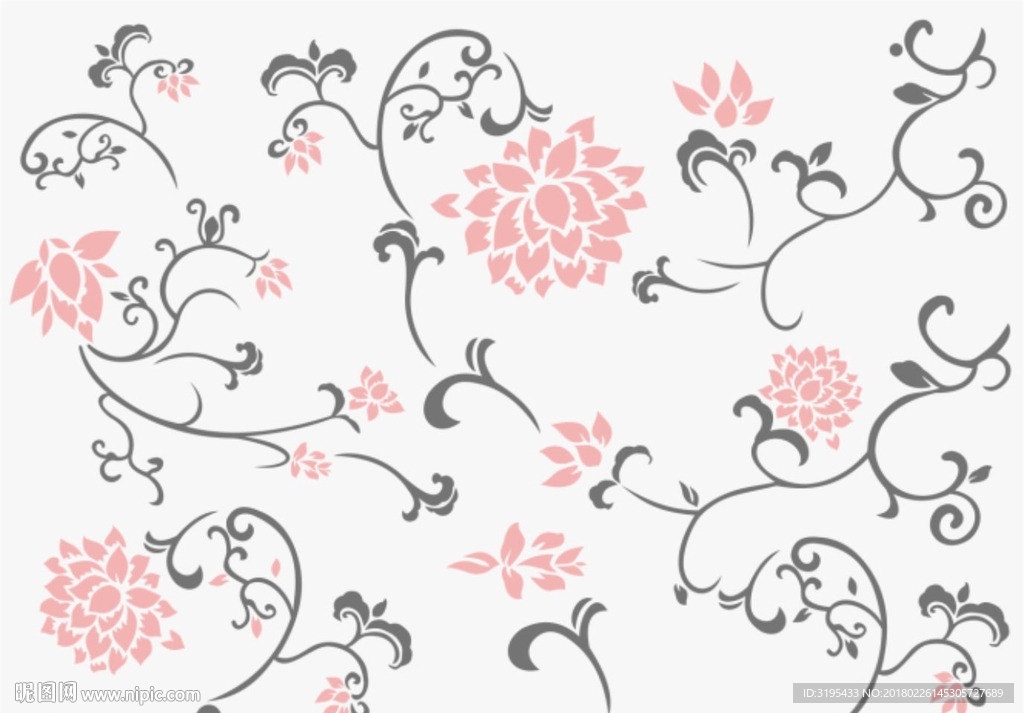 硅藻泥图案  花纹底纹