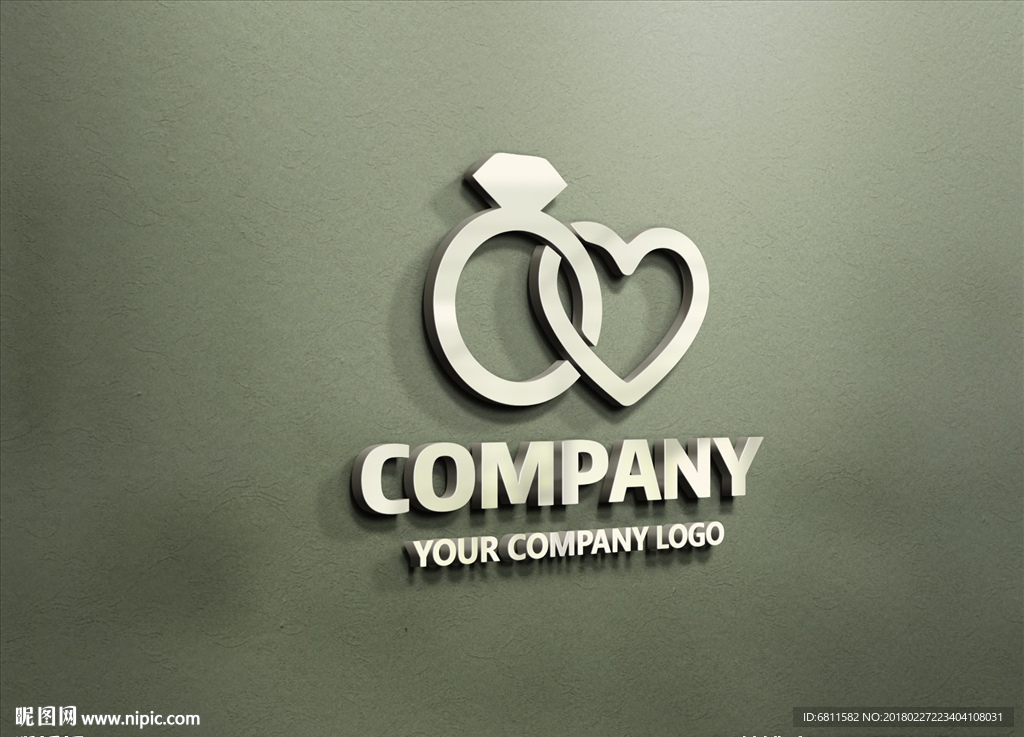 不锈钢3D效果LOGO工艺样机