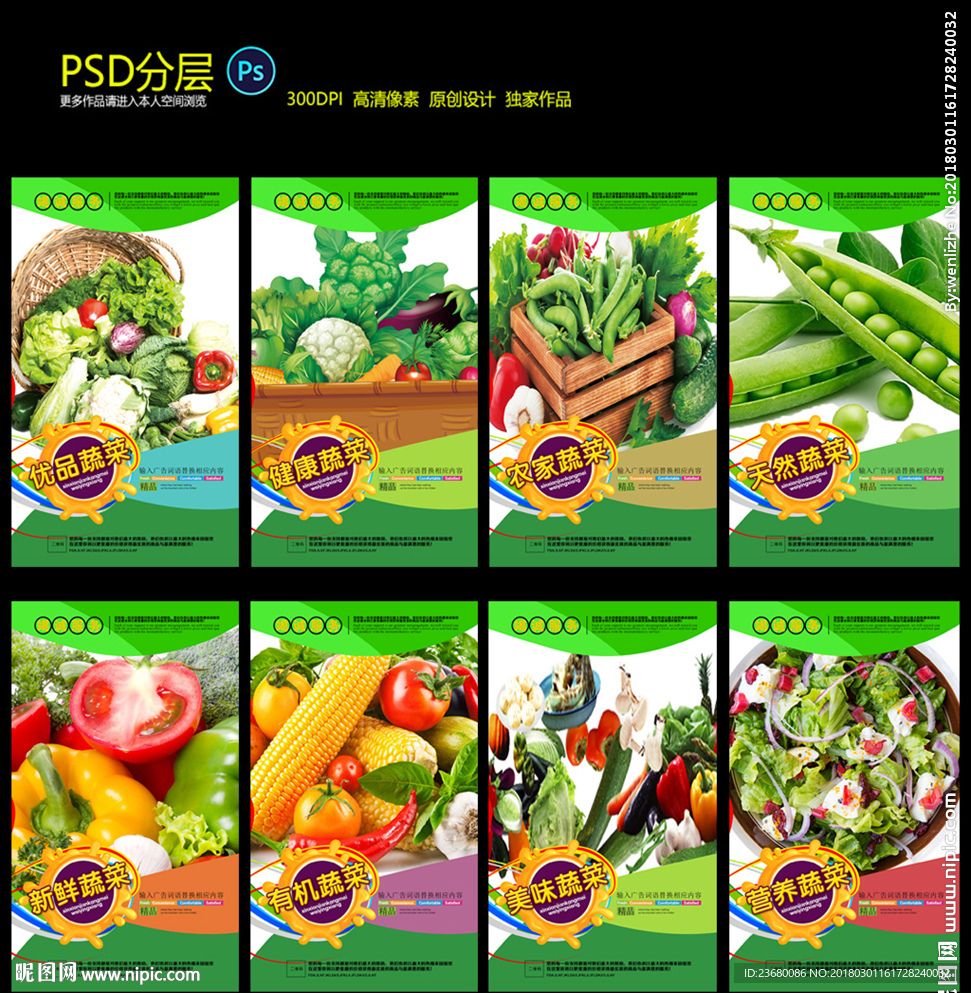 蔬菜展板