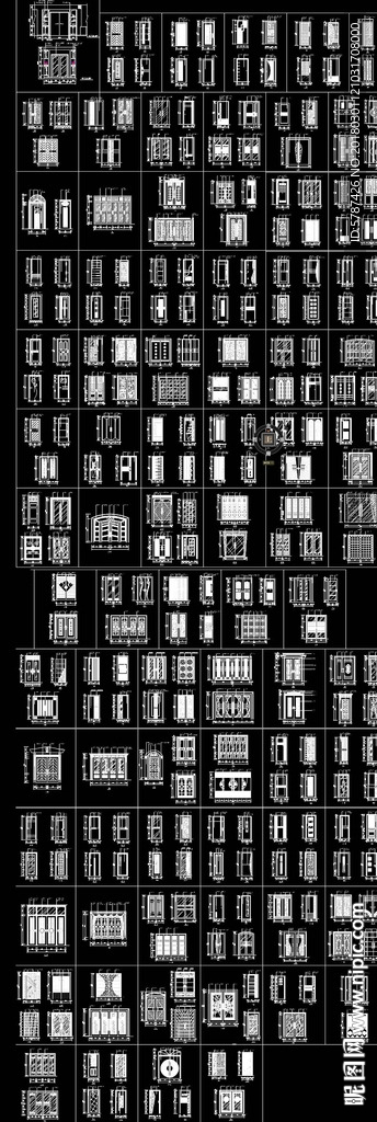 各类CAD门集