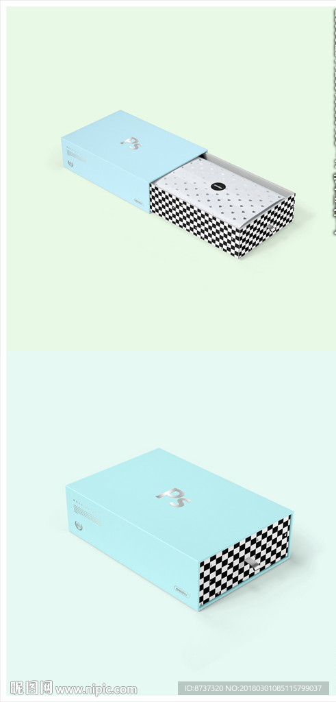 高档通用包装盒样机图片