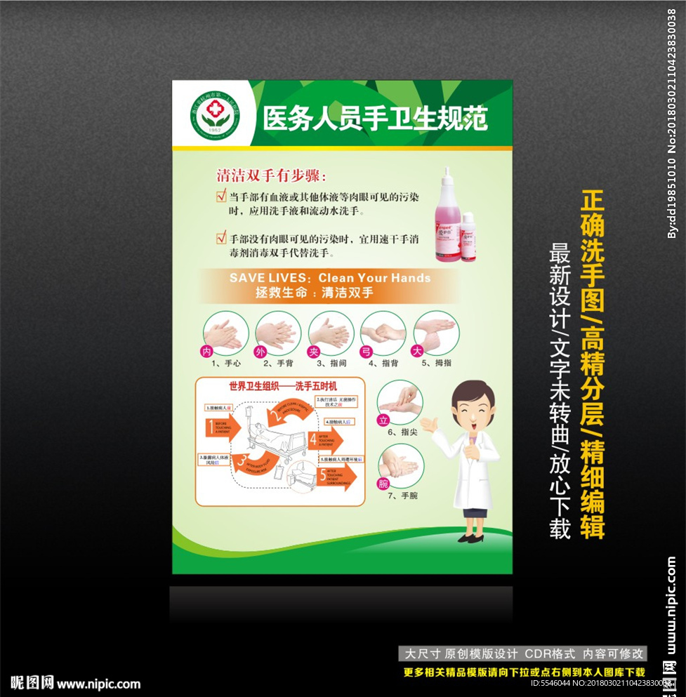 洗手图