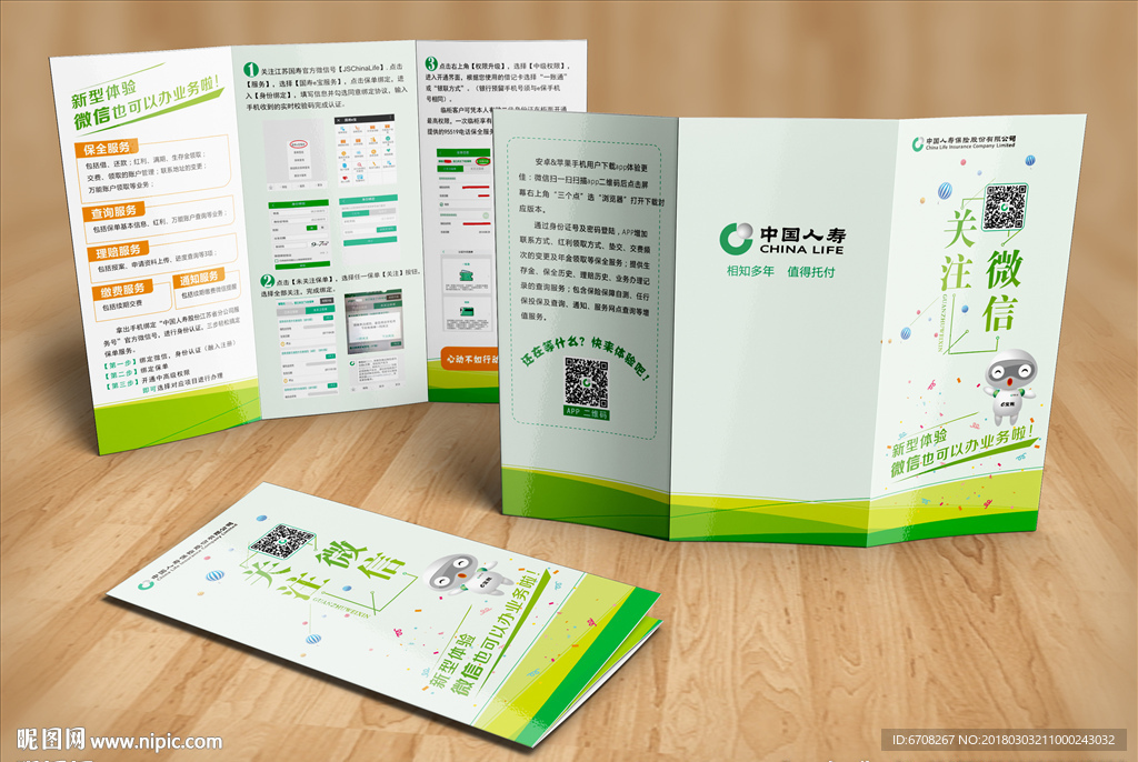 国寿三折页