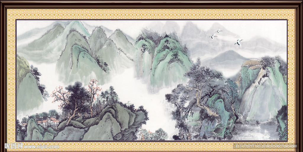 山水国画