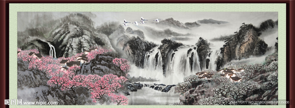 山水国画