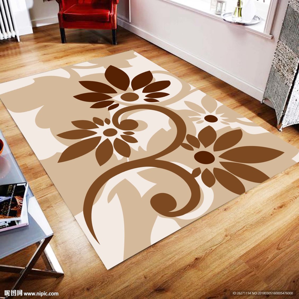 地毯展示 地毯场景 现代地毯