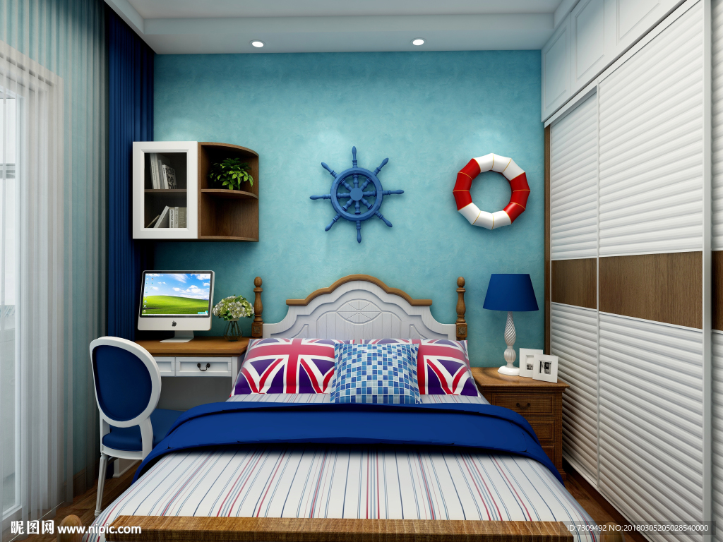 现代风格儿童房装修效果图