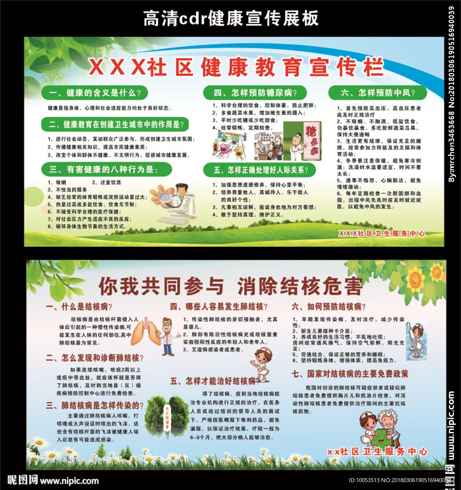 健康宣传展板