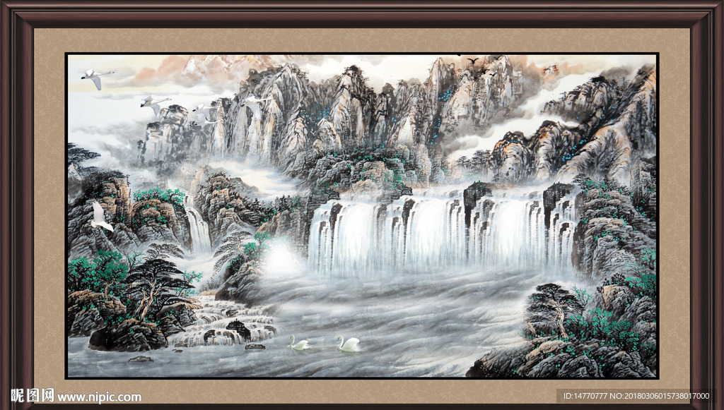 山水国画