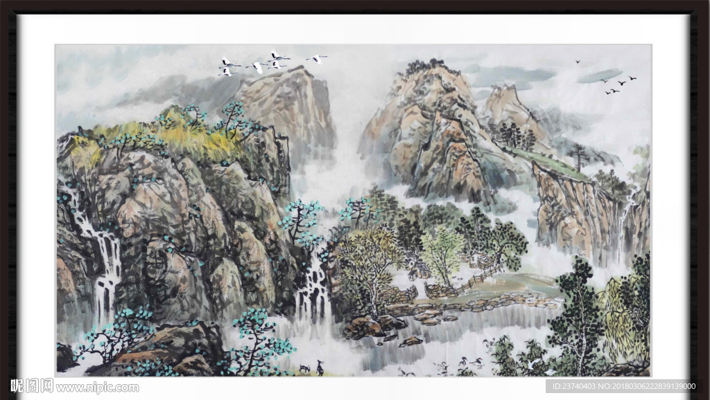 国画山水