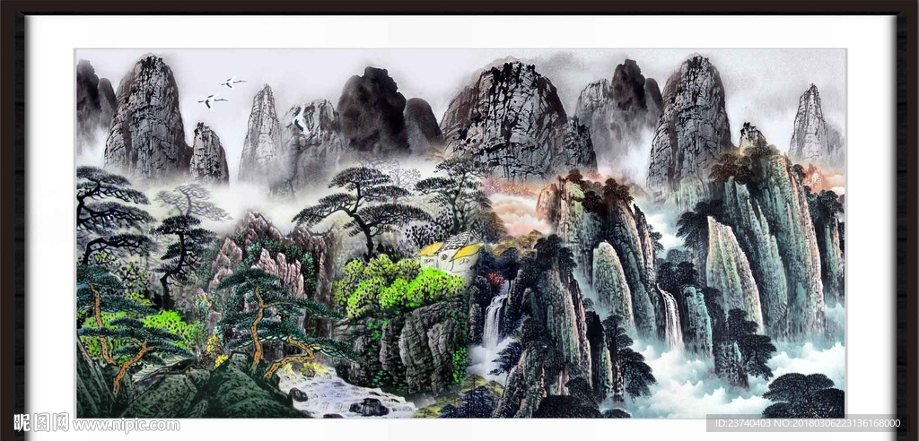 国画山水