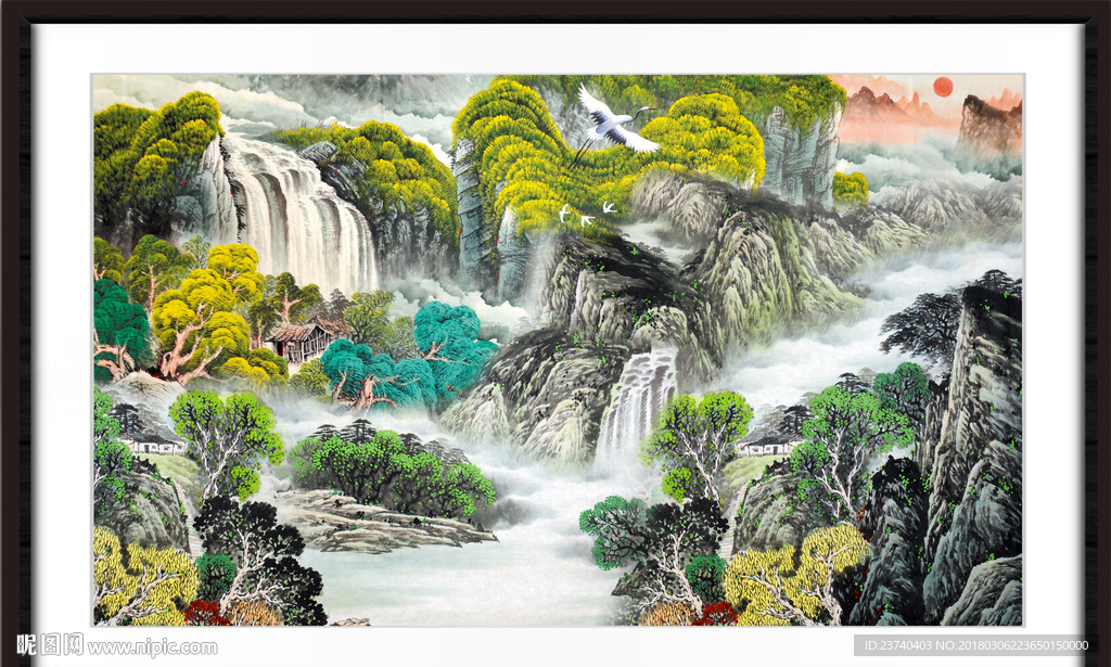 山水国画