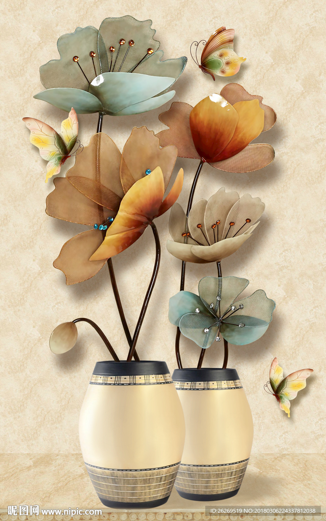 简约干花花瓶玄关