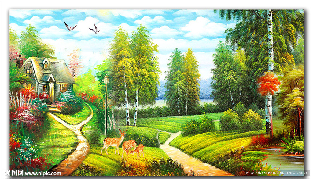 油画